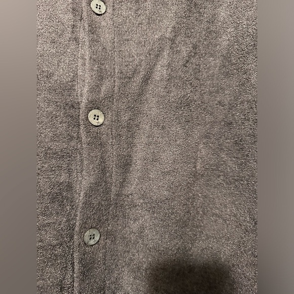 Barefoot Dreams Men's CozyChic Ultra Lite Button Down Cardigan indigo size L - Picture 3 of 8